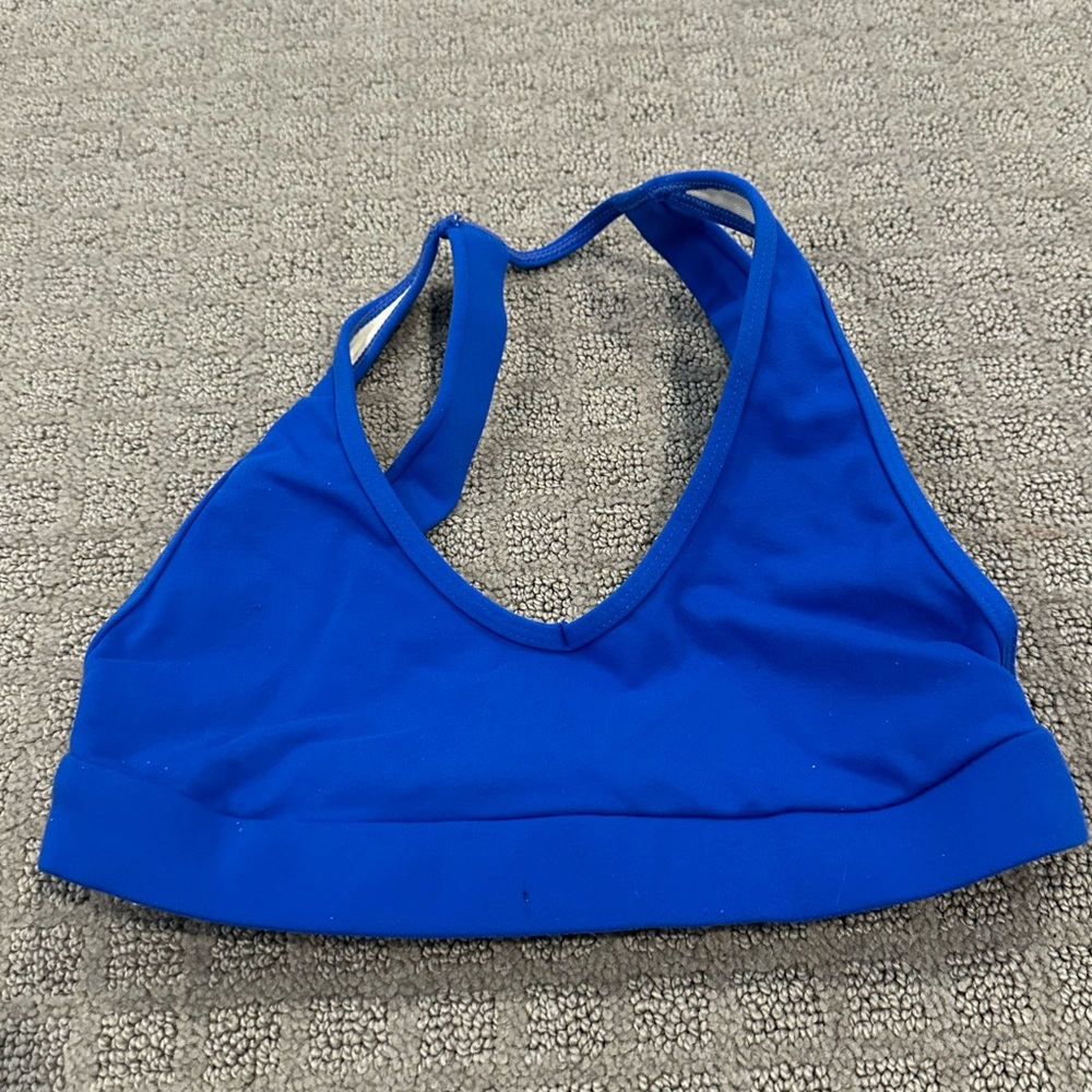 Jo and Jax blue dance top sports bra large child